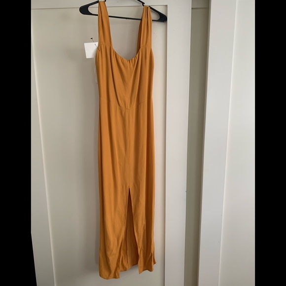 Reformation Graciella split-front crepe midi dress - Picture 7 of 13